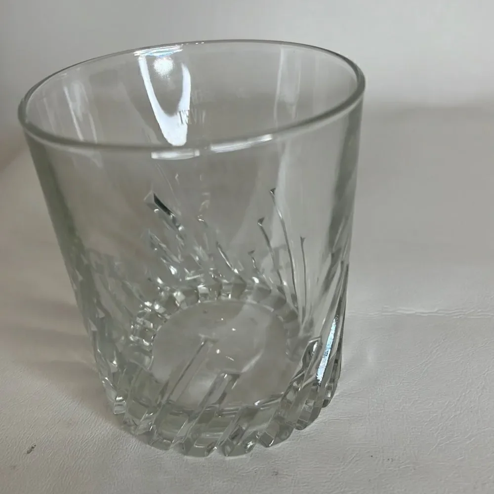 The Glenlivet 8 Oz  Rock Highball Blended Scotch Whiskey Cocktail Cut Clear Glas